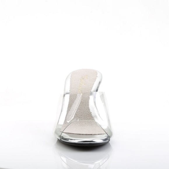 Pleaser Belle 301, Clear Slide, Size 8 - Picture 2 of 9